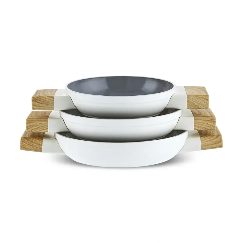 Karaca x Refika Swiss Crystal Creamy Wood 6 Parça Sahan Seti - 1