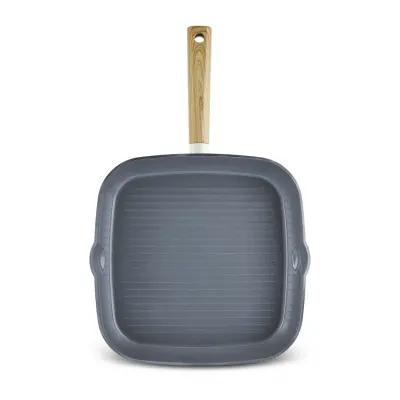 Karaca x Refika Swiss Crystal Creamy Wood Grill Tava 28 cm - KARACA (1)