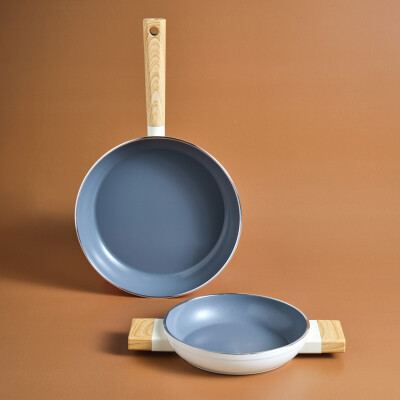 Karaca x Refika Swiss Crystal Creamy Wood Tava Sahan Set - KARACA