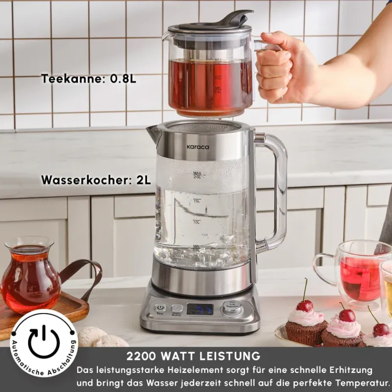 Karaca X Refika Tea Maker XL Chrome - 7