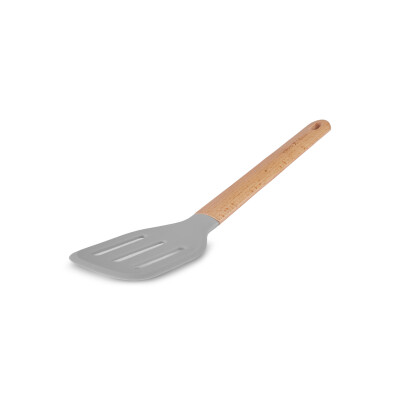Karaca x Refika Ahşap Saplı Silikon Oluklu Spatula - KARACA