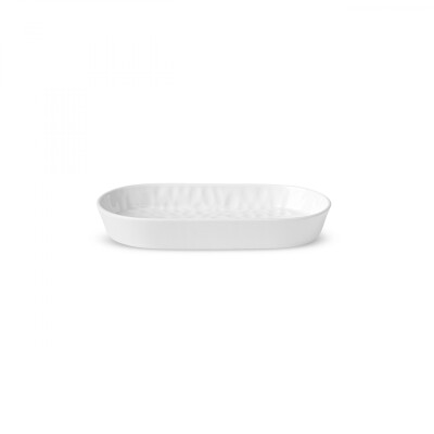 Karaca x Refika Bembeyaz Kayık Tabak 18 Cm - KARACA (1)