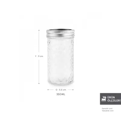 Karaca x Refika'dan Boyunsuz Baklava Desen Kavanoz 350 Ml - KARACA X REFIKA BIRGÜL (1)