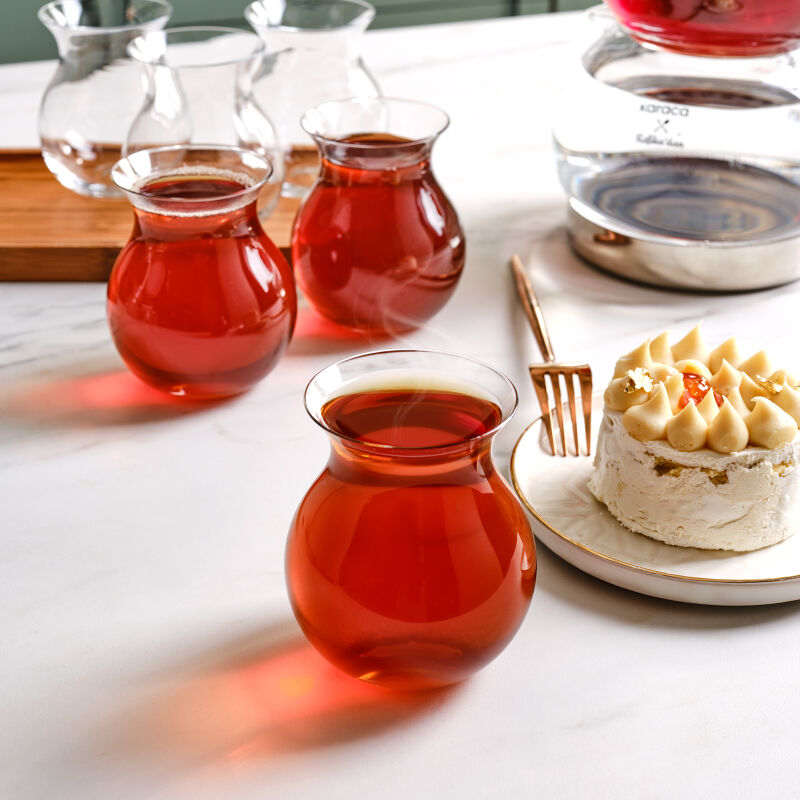 Karaca x Refika Gönlübol 6'lı Çay Bardağı Seti - 2