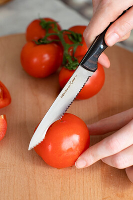 Meyve, Sebze Soyma ve Dişli Doğrama Bıçağı | 12 cm. - 1
