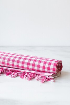 Pembe Sofra ve Piknik Örtüsü 