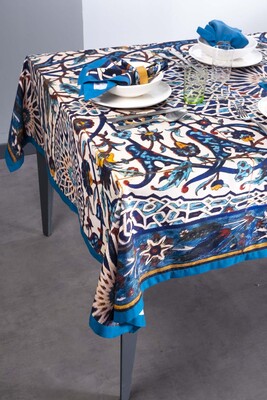 Sade Çini Masa Örtüsü - 6