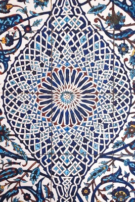 Sade Çini Masa Örtüsü - 9